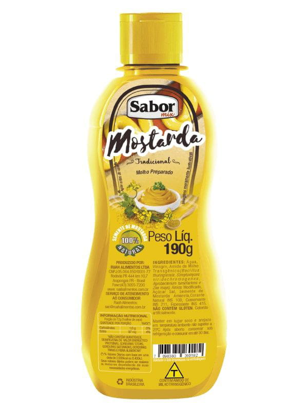 Mostarda 190g Sabor Mix