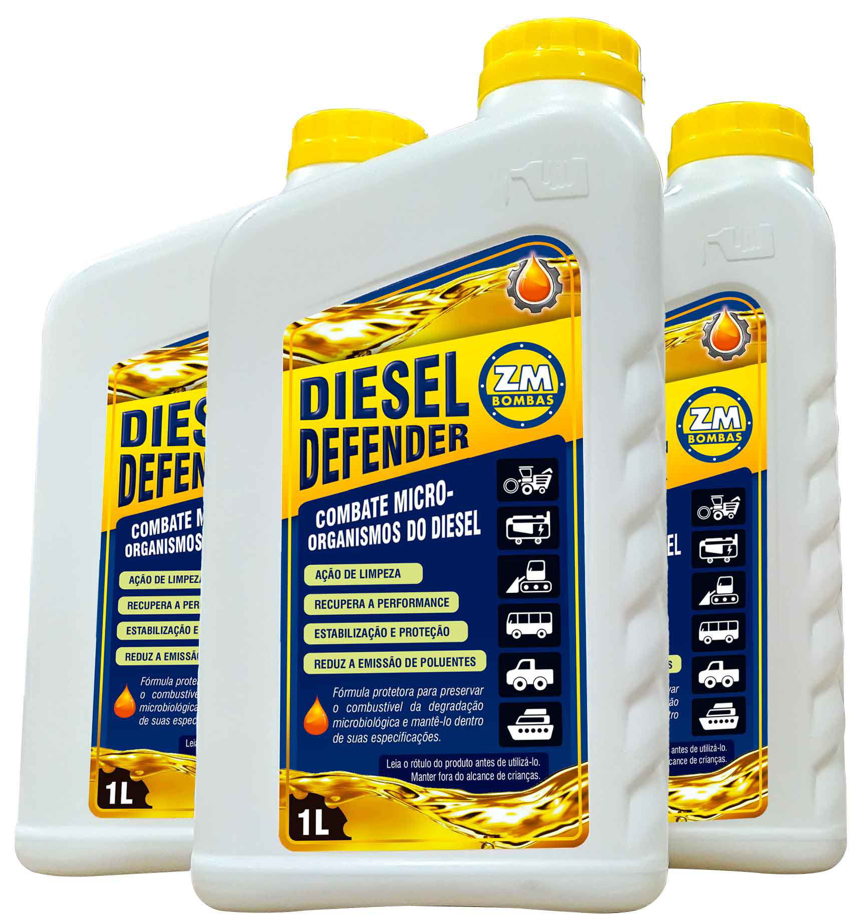 Diesel Defender ZM - Combate micro-organismos do diesel