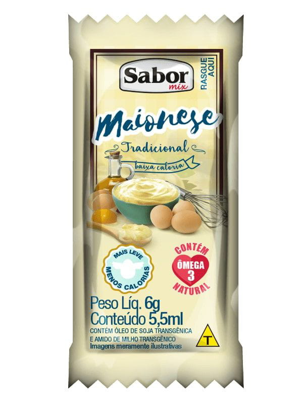 Maionese Sache 156 x 6g Sabor Mix
