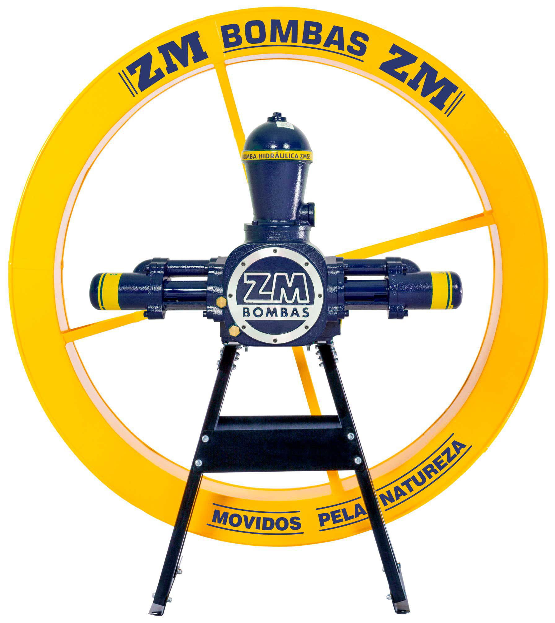 Bomba ZM 51 + roda d’água 1,40 x 0,18m (Kit)